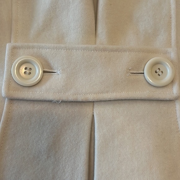 Marvin Richards women’s Wool coat. Off white with buttons , size small - Picture 10 of 15